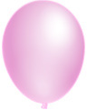 メタリックピンク風船